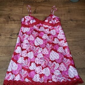 Vintage heart slip dress